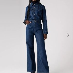 Levi's Dark Blue Denim Jumpsuit
